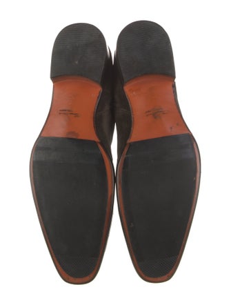 Santoni Suede Chelsea Boots