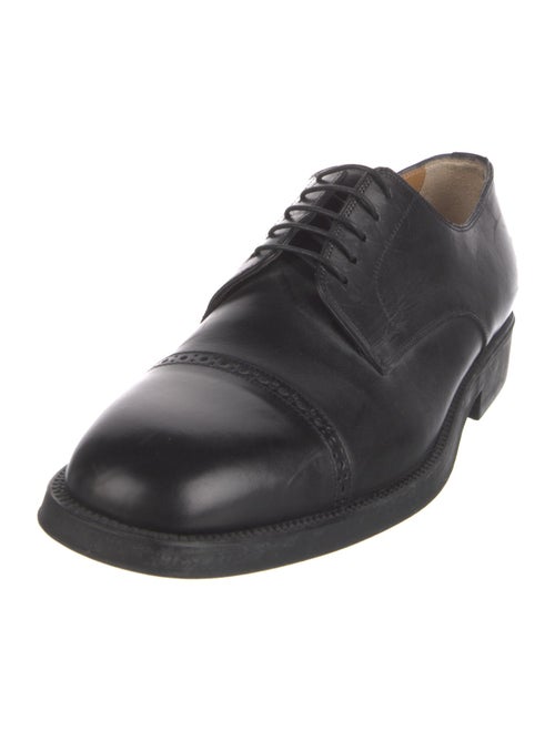 Santoni Leather Derby Shoes