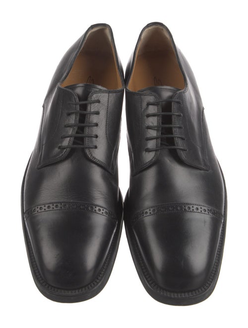 Santoni Leather Derby Shoes