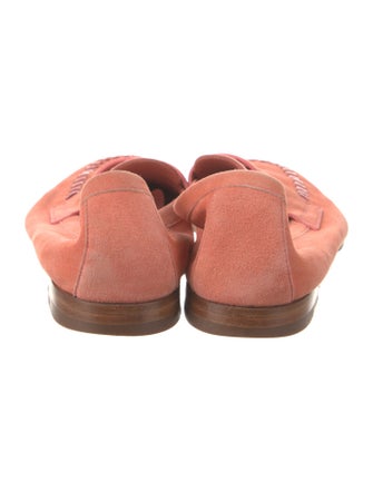 Santoni Suede Ballet Flats