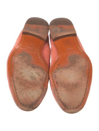 Santoni Suede Ballet Flats