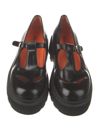 Santoni Leather Loafers
