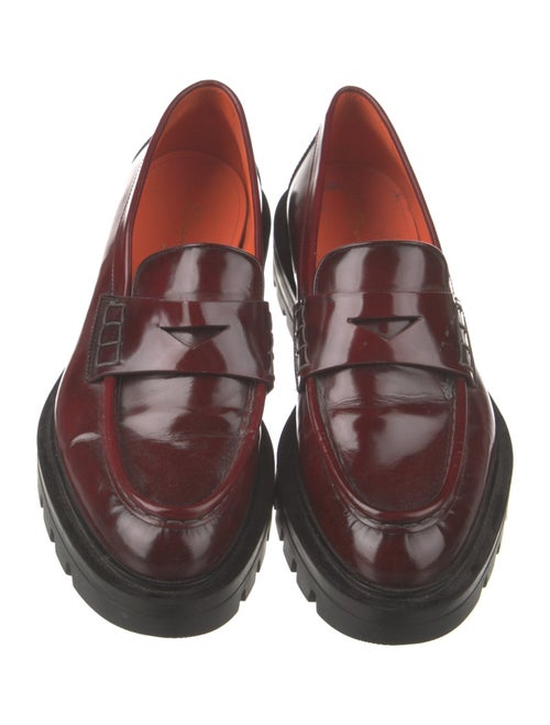 Santoni Leather Loafers