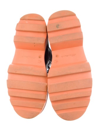 Santoni Leather Combat Boots