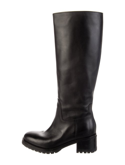 Santoni Leather Riding Boots