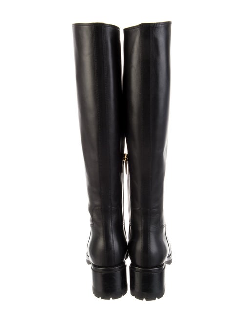 Santoni Leather Riding Boots
