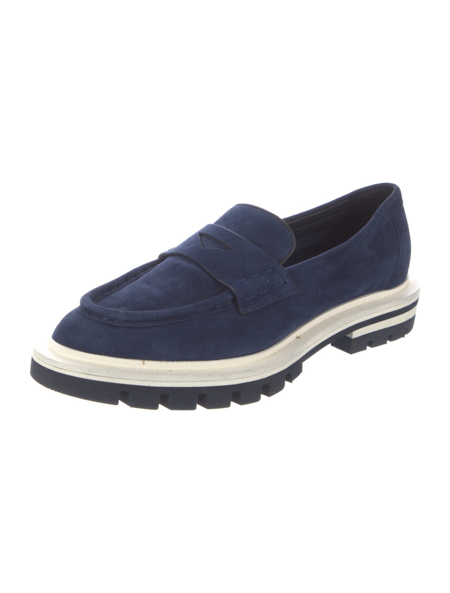 Santoni Suede Loafers