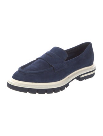 Santoni Suede Loafers