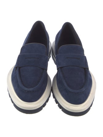 Santoni Suede Loafers