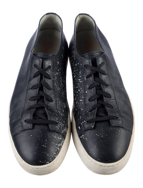 Santoni Leather Sneakers