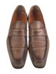 Santoni Leather Dress Loafers
