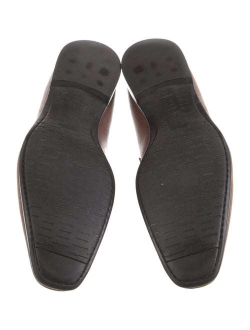 Santoni Leather Dress Loafers