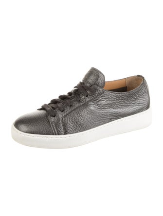 Santoni Leather Sneakers