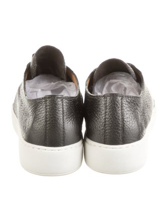 Santoni Leather Sneakers