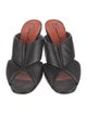 Santoni Leather Slides