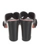Santoni Leather Slides