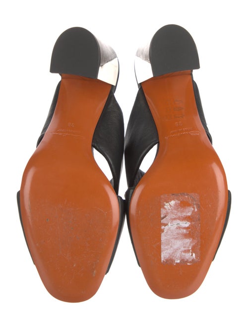 Santoni Leather Slides