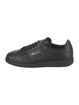 Santoni Leather Sneakers