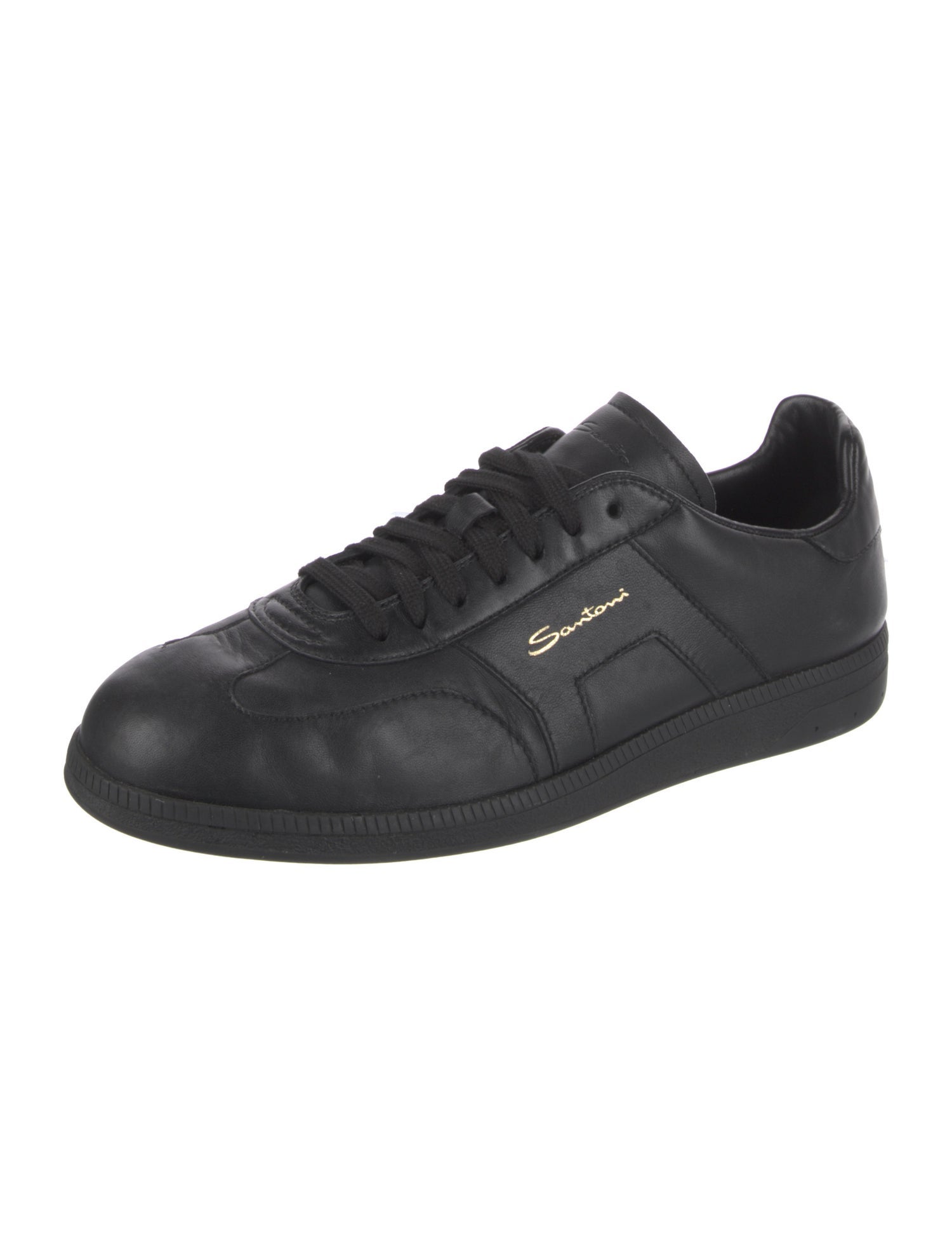 Santoni Leather Sneakers