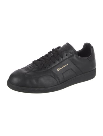 Santoni Leather Sneakers