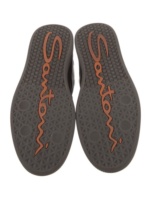 Santoni Leather Sneakers