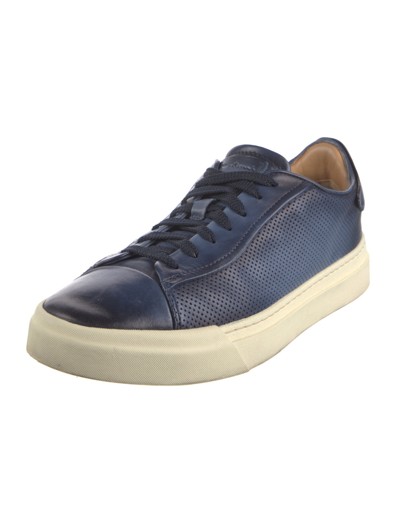 Santoni Leather Sneakers