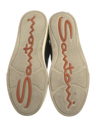 Santoni Leather Sneakers