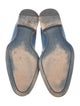 Santoni Leather Colorblock Pattern Loafers