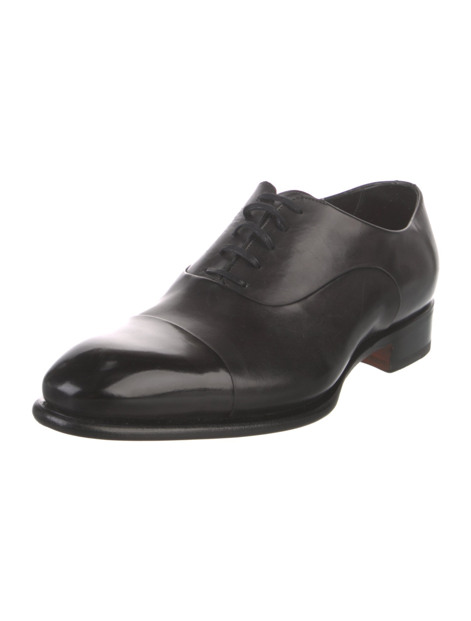 Santoni Leather Oxfords
