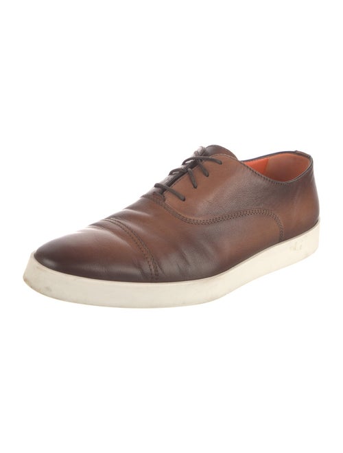 Santoni Leather Oxfords