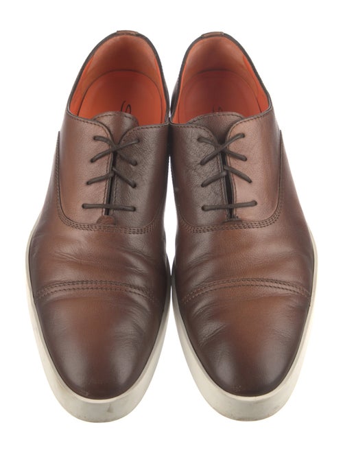 Santoni Leather Oxfords