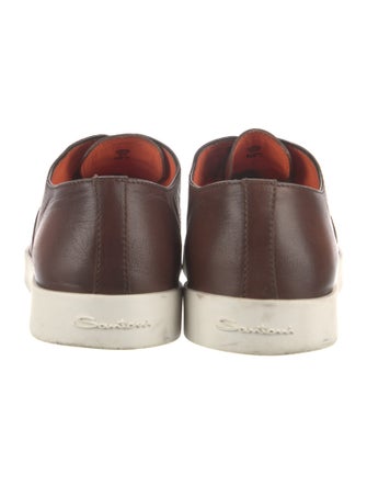 Santoni Leather Oxfords