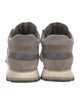 Santoni Suede Colorblock Pattern Athletic Sneakers