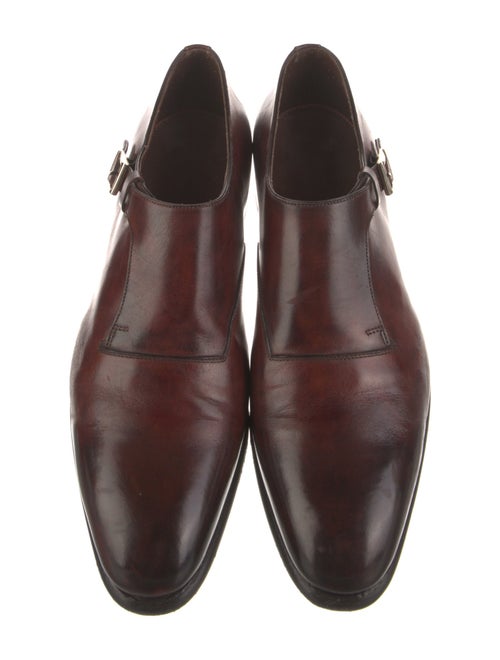 Santoni Leather Oxfords