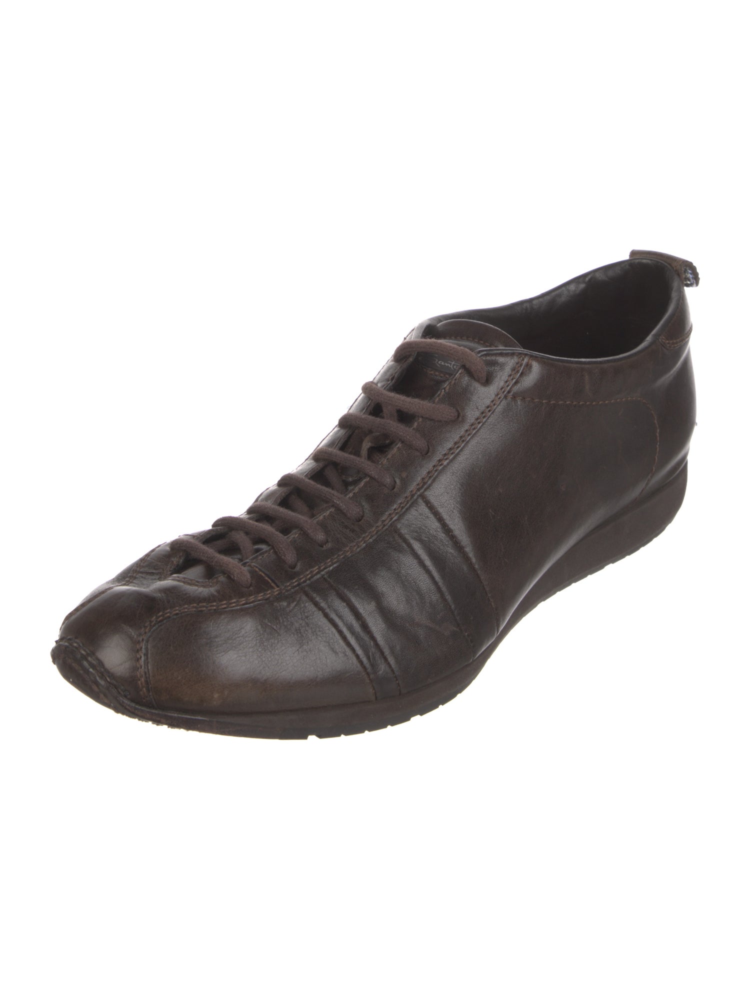 Santoni Leather Oxfords