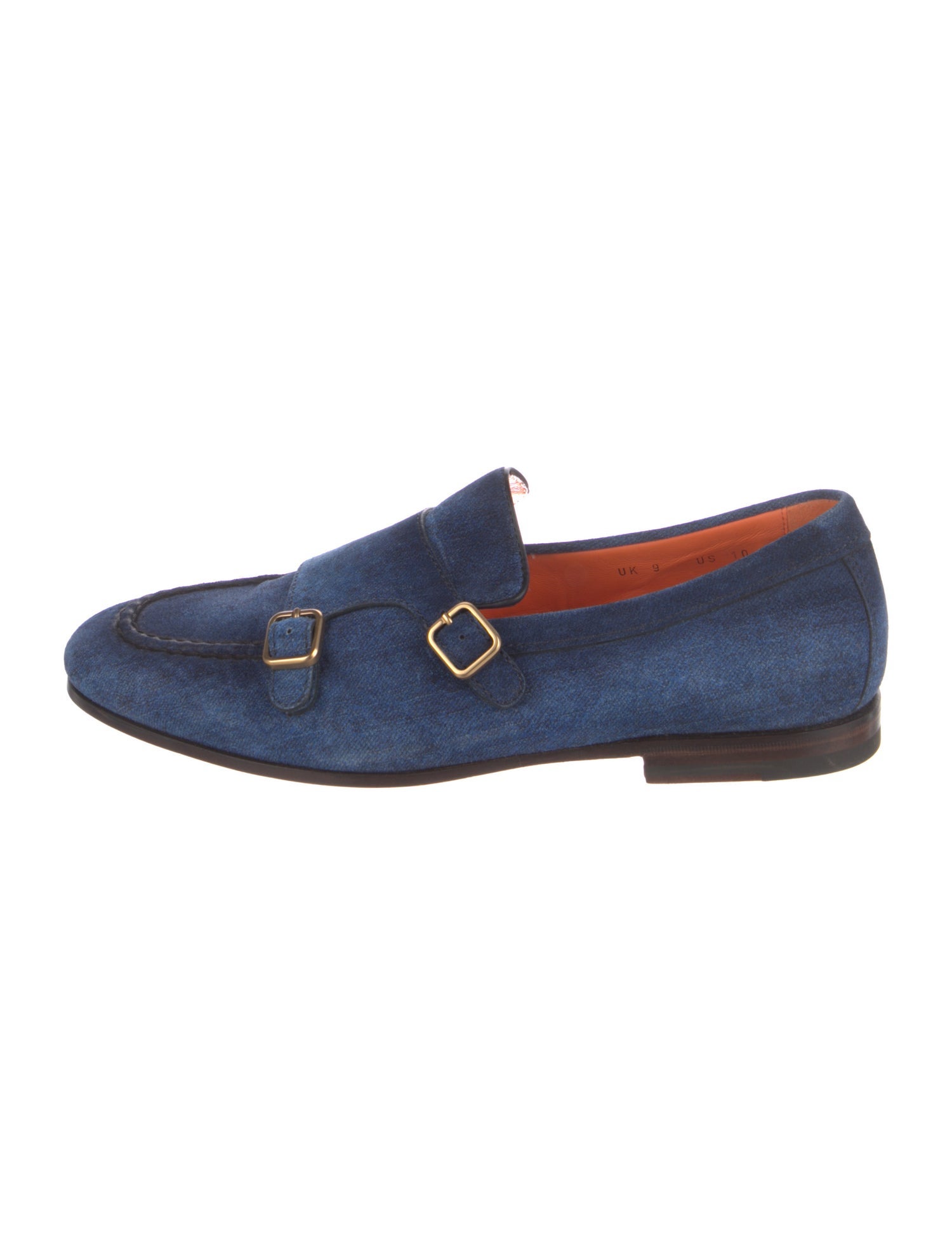 Santoni Suede Dress Loafers
