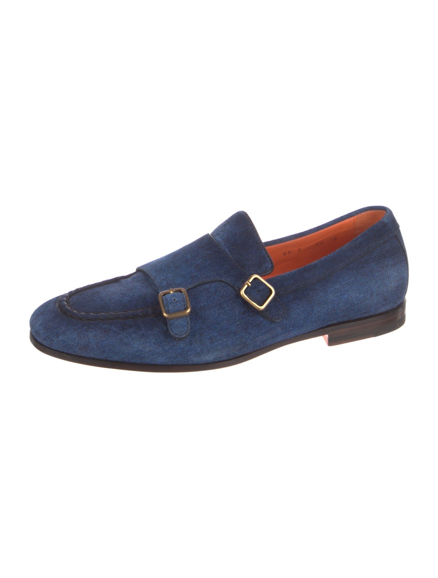 Santoni Suede Dress Loafers