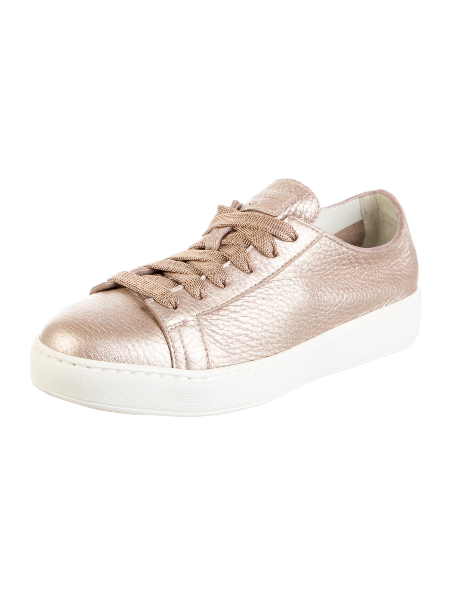 Santoni Leather Sneakers