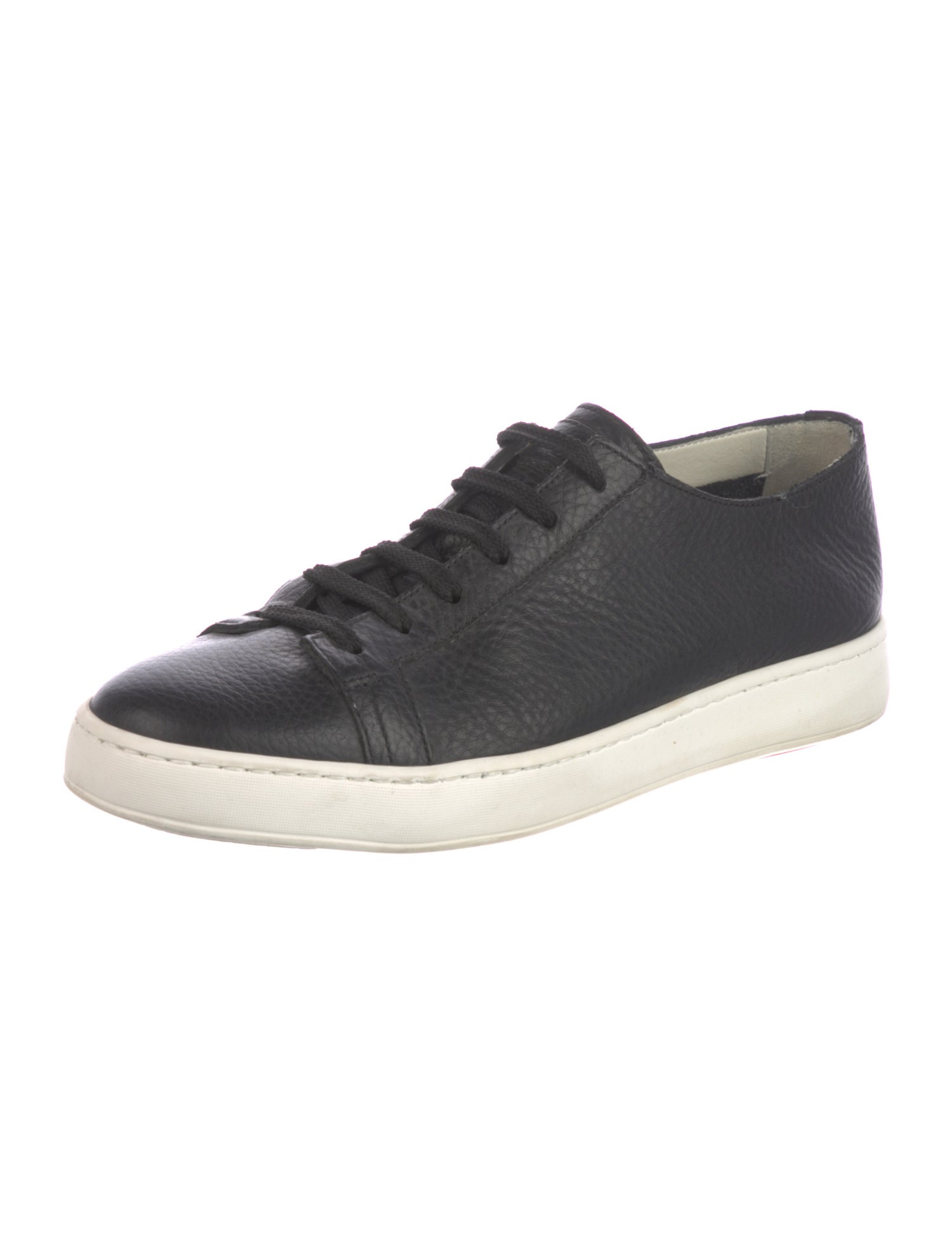 Santoni Leather Sneakers
