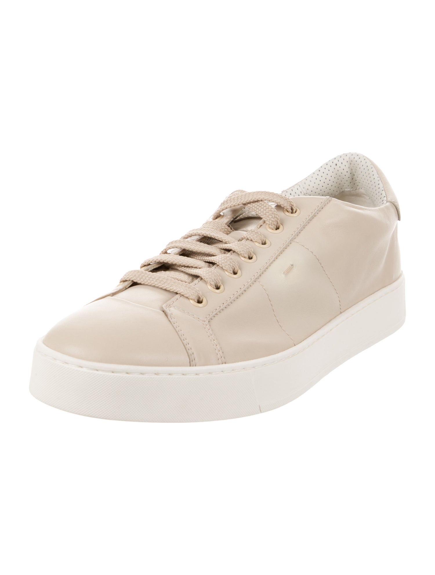 Santoni Leather Sneakers