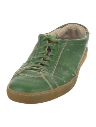 Santoni Leather Sneakers