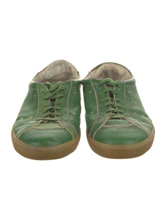 Santoni Leather Sneakers