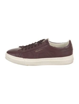 Santoni Leather Sneakers