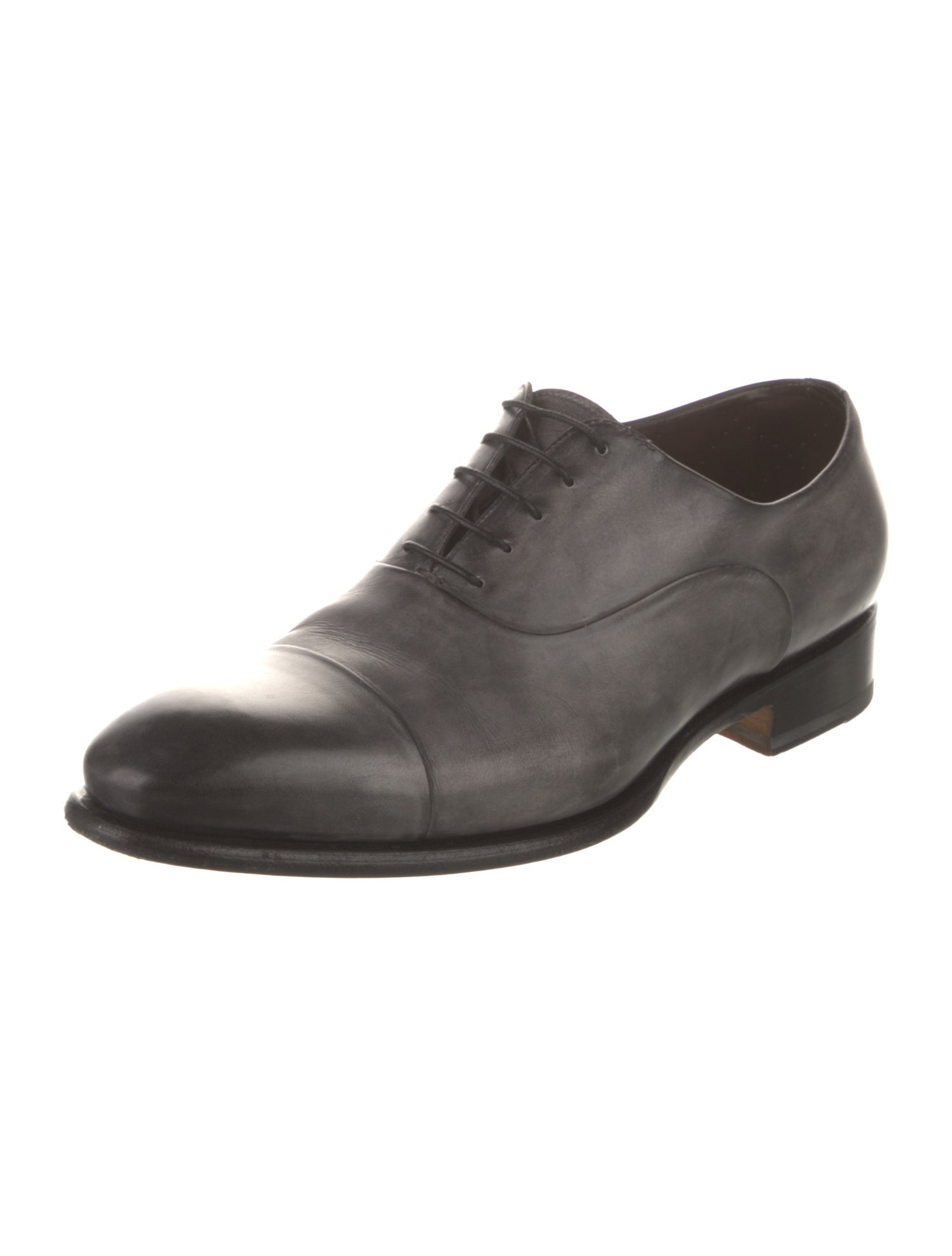 Santoni Leather Oxfords