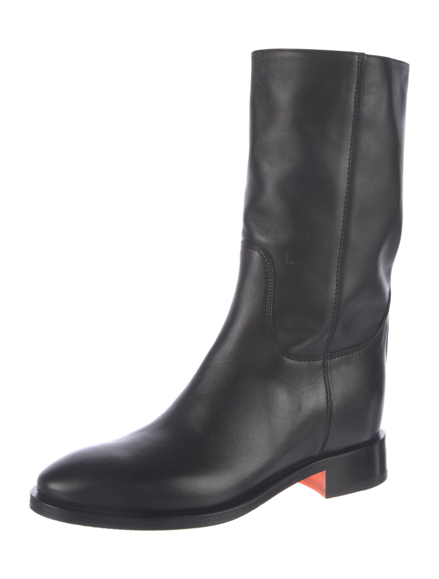 Santoni Leather Boots
