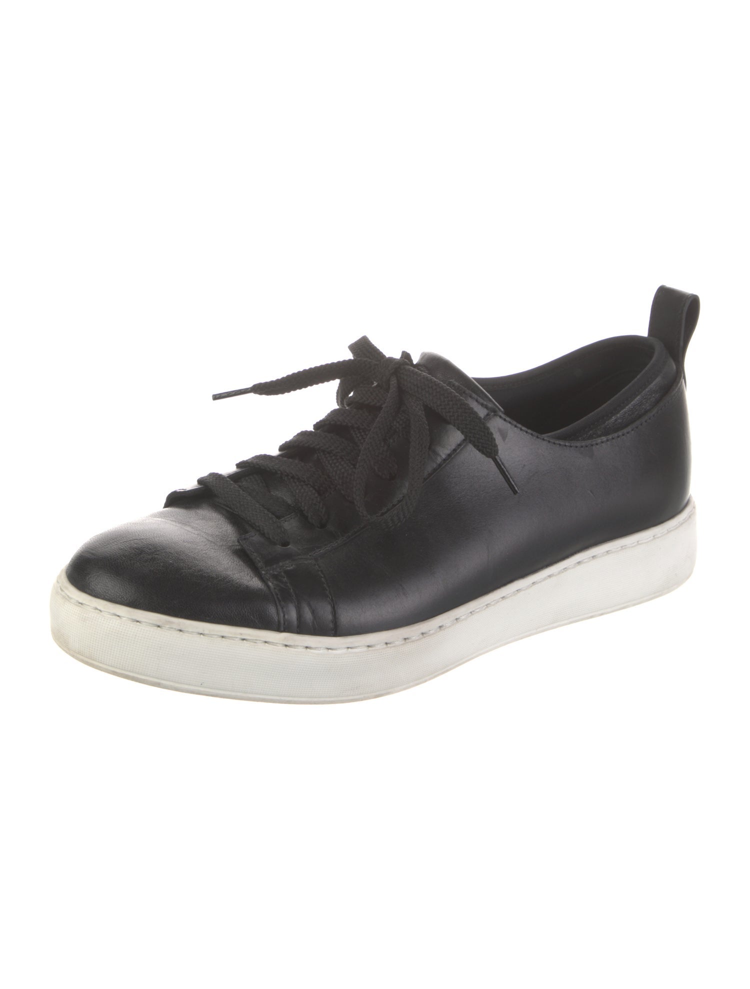 Santoni Leather Sneakers