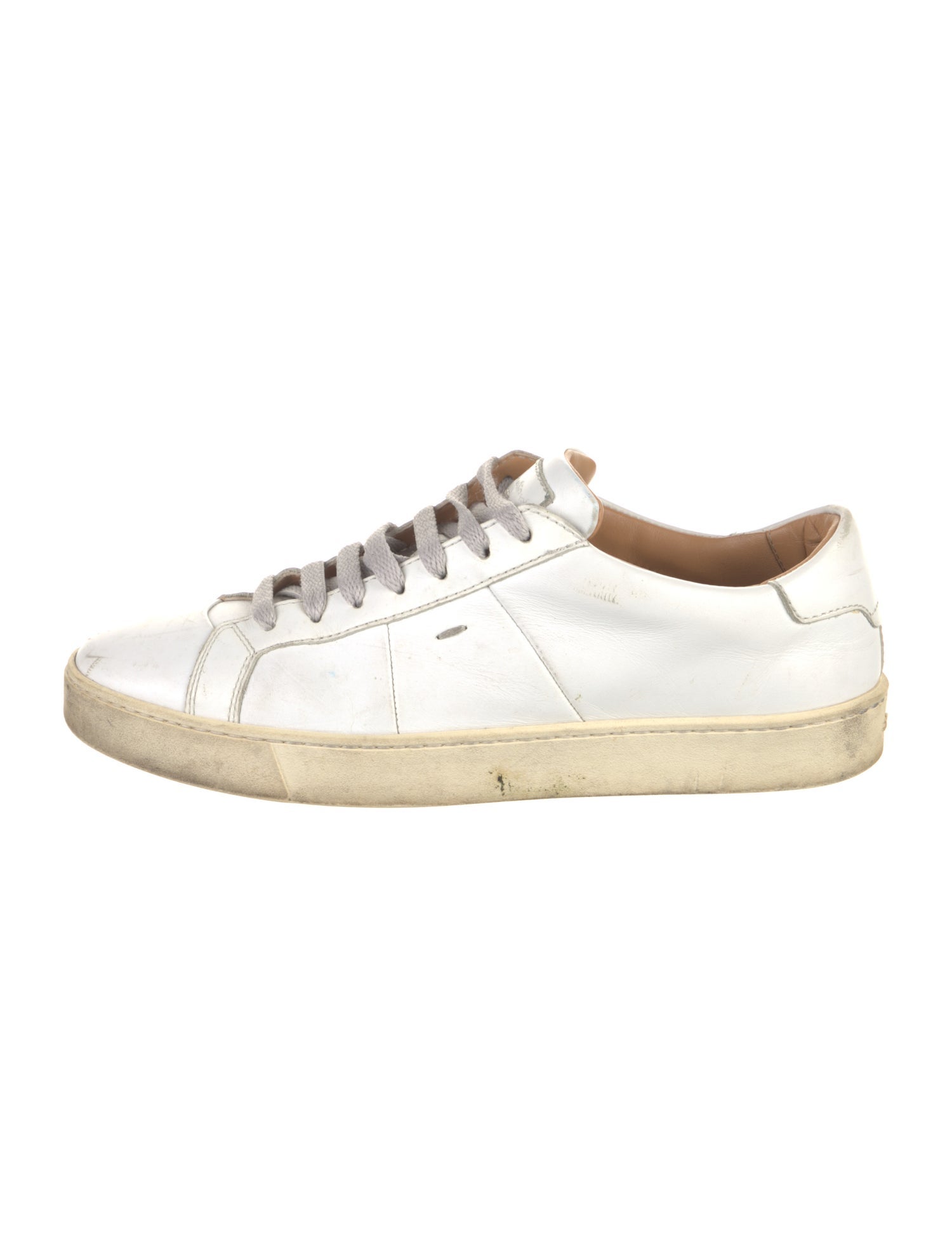 Santoni Leather Sneakers