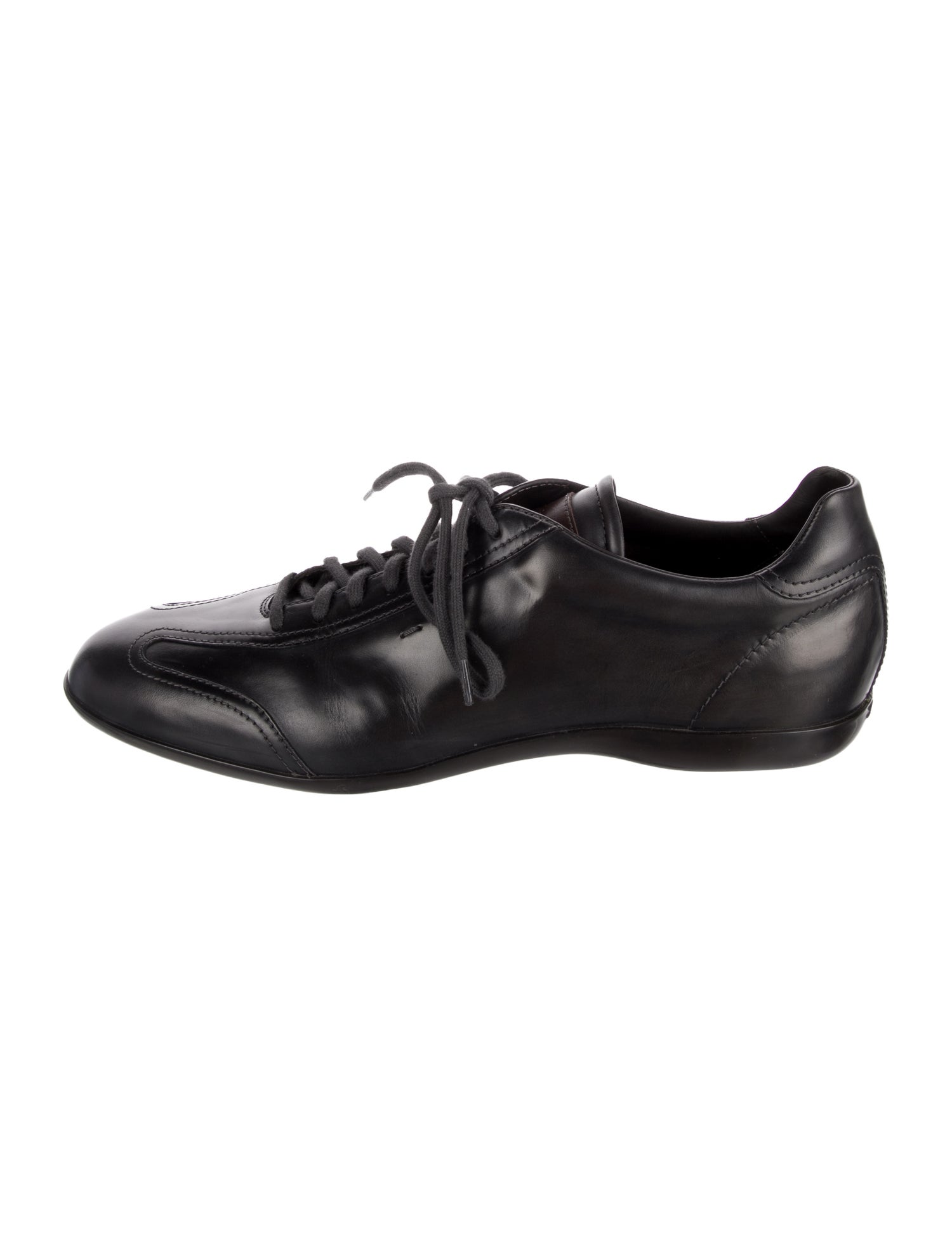 Santoni Leather Oxfords