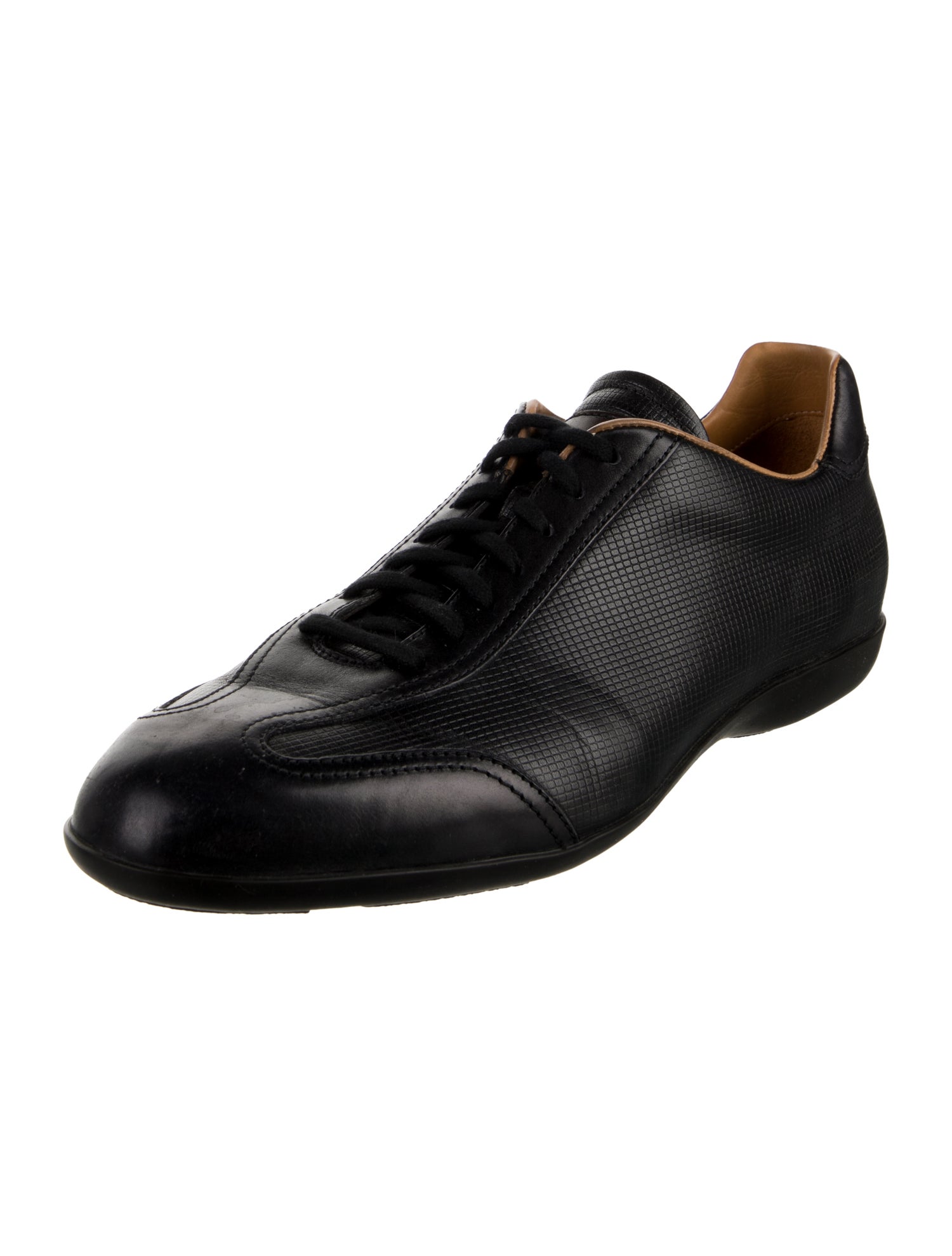 Santoni Leather Oxfords