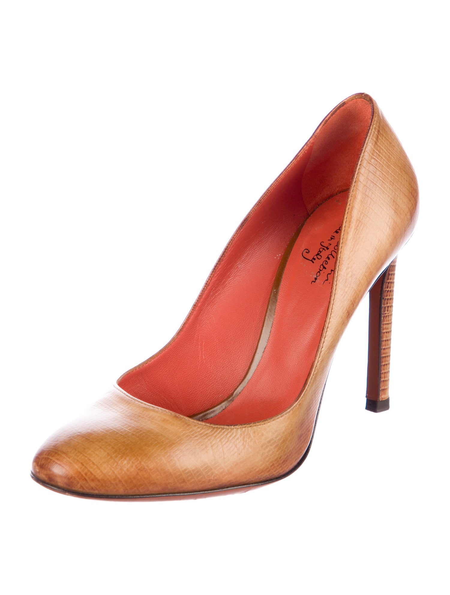 Santoni Suede Pumps